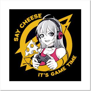 Gamer Girl Power: Cheese & Victory Posters and Art